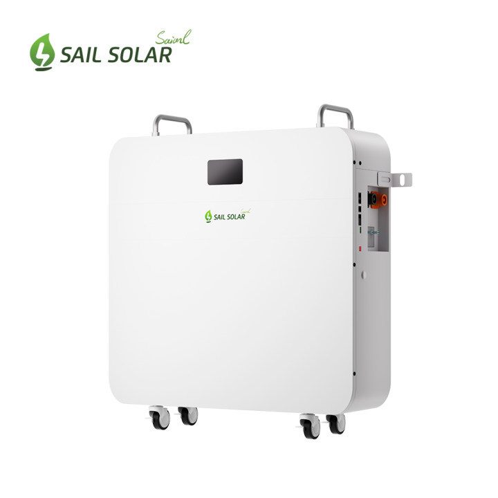 Sail Solar 15KWh Mobile Lithium Battery Vertical Type with Wheels Plug&Play 304Ah