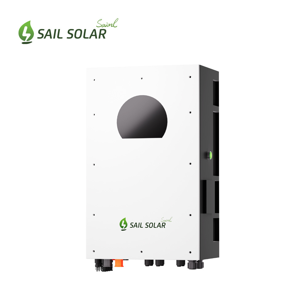 Pure Sine Wave Three Phase 380V Hybrid Solar Inverter 8 Kw Home Energy System Inverters With Two MPPT